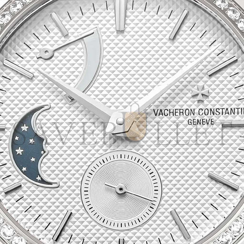 vacheron Co*sta*t*n traditionelle moon phase white dial watch 83570/000r